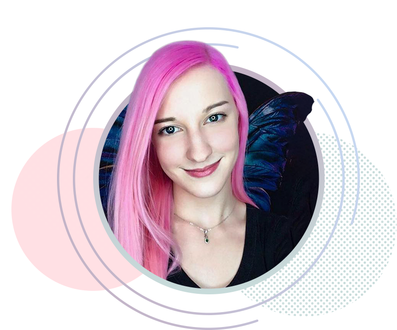 Profile Pic with design elements
